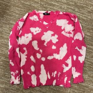 Flowers by Zoe girls cotton v neck sweater.  Perfect condition.  Size 6.